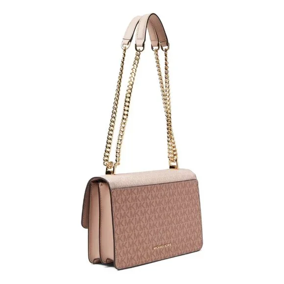 MICHAEL Michael Kors  Jade Large Gusset Shoulder Purse Handbag - Picture 2 of 4